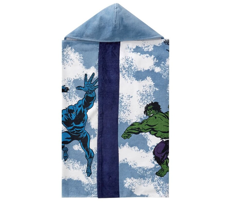 Marvel Kids Beach Hooded Towel Pottery Barn Kids Australia